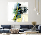 Jardinage by Sylvie Cloutier on GIANT ART - green abstract