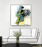 Jardinage by Sylvie Cloutier on GIANT ART - green abstract