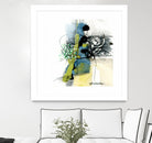 Jardinage by Sylvie Cloutier on GIANT ART - green abstract