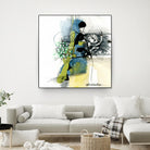 Jardinage by Sylvie Cloutier on GIANT ART - green abstract