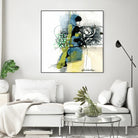 Jardinage by Sylvie Cloutier on GIANT ART - green abstract
