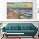 Indialantic 3 by Rene Griffith on GIANT ART - beige costal waves