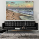 Indialantic 3 by Rene Griffith on GIANT ART - beige costal waves