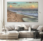 Indialantic 3 by Rene Griffith on GIANT ART - beige costal waves