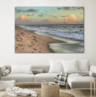 Indialantic 3 by Rene Griffith on GIANT ART - beige costal waves