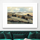 Serene Landscape 1 by Jacques Clement on GIANT ART - beige landscape champs