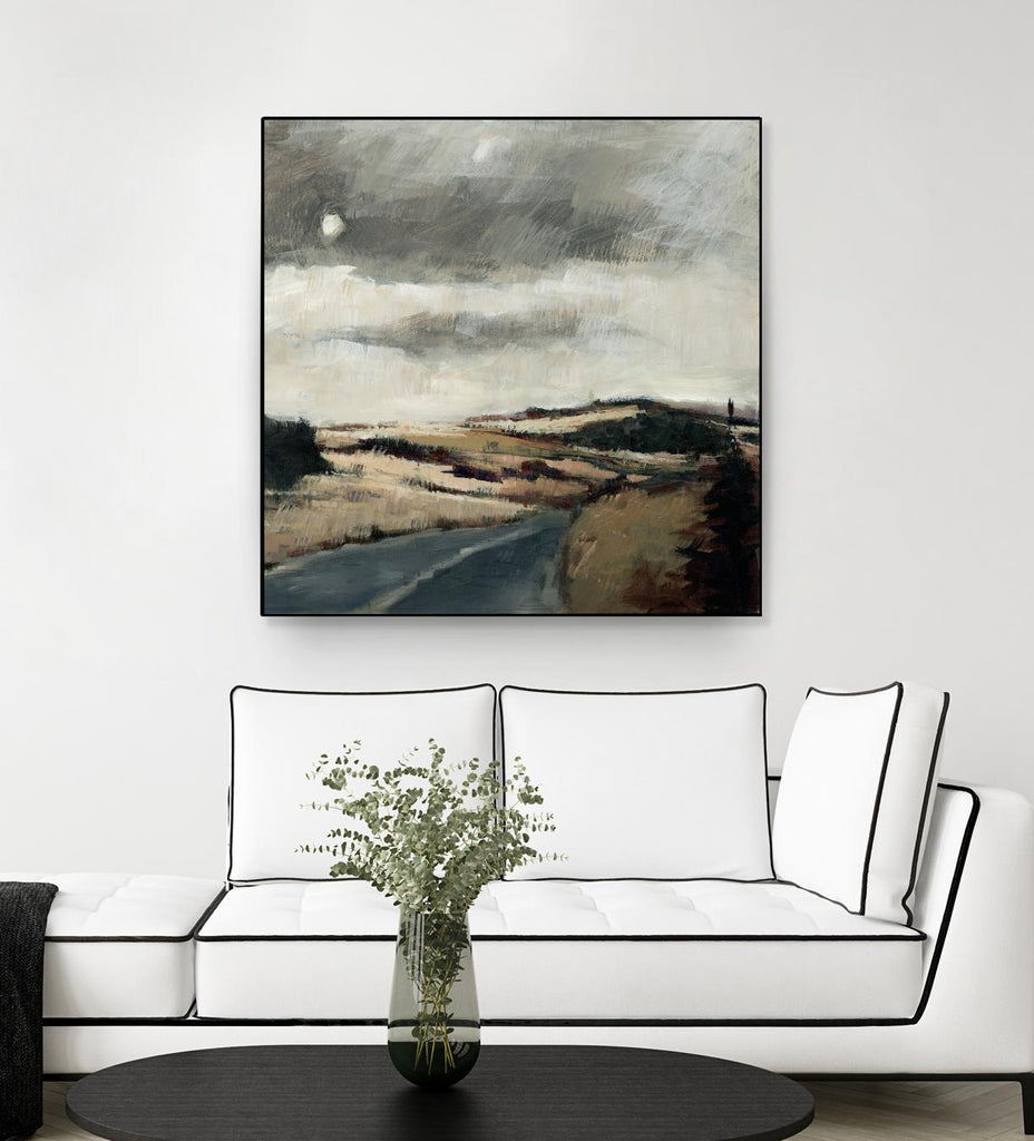 Serene Landscape 3 by Jacques Clement on GIANT ART - beige landscape path