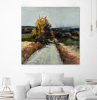 Serene Landscape 4 by Jacques Clement on GIANT ART - orange landscape path