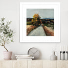 Serene Landscape 4 by Jacques Clement on GIANT ART - orange landscape path