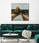 Serene Landscape 4 by Jacques Clement on GIANT ART - orange landscape path