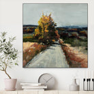 Serene Landscape 4 by Jacques Clement on GIANT ART - orange landscape path