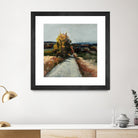 Serene Landscape 4 by Jacques Clement on GIANT ART - orange landscape path