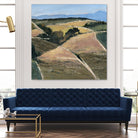 Serene Landscape 9 by Jacques Clement on GIANT ART - pink landscape champs