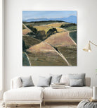 Serene Landscape 9 by Jacques Clement on GIANT ART - pink landscape champs