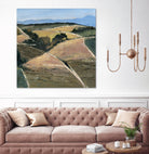 Serene Landscape 9 by Jacques Clement on GIANT ART - pink landscape champs