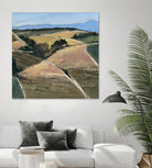 Serene Landscape 9 by Jacques Clement on GIANT ART - pink landscape champs