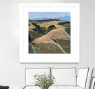 Serene Landscape 9 by Jacques Clement on GIANT ART - pink landscape champs