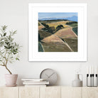 Serene Landscape 9 by Jacques Clement on GIANT ART - pink landscape champs