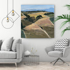 Serene Landscape 9 by Jacques Clement on GIANT ART - pink landscape champs