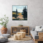 Trees 1 by Jacques Clement on GIANT ART - gold landscape sapins