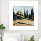 Trees 2 by Jacques Clement on GIANT ART - beige landscape field