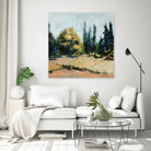 Trees 2 by Jacques Clement on GIANT ART - beige landscape field