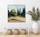 Trees 2 by Jacques Clement on GIANT ART - beige landscape field