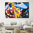 Saxo Flash by Ray Lengelé on GIANT ART - blue animé saxo