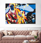 Saxo Flash by Ray Lengelé on GIANT ART - blue animé saxo