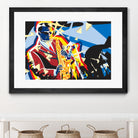 Saxo Flash by Ray Lengelé on GIANT ART - blue animé saxo