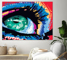 Iced Eye by Ray Lengelé on GIANT ART - red figurative eye