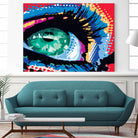 Iced Eye by Ray Lengelé on GIANT ART - red figurative eye