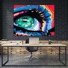 Iced Eye by Ray Lengelé on GIANT ART - red figurative eye