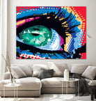 Iced Eye by Ray Lengelé on GIANT ART - red figurative eye
