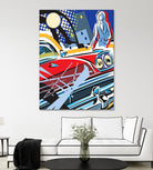 City Car by Ray Lengelé on GIANT ART - red animé automobile