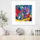 Time Square by Ray Lengelé on GIANT ART - red architecture down town