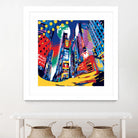 Time Square by Ray Lengelé on GIANT ART - red architecture down town