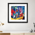 Time Square by Ray Lengelé on GIANT ART - red architecture down town