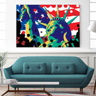 Mona Lusa by Ray Lengelé on GIANT ART - red street art usa