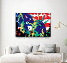 Mona Lusa by Ray Lengelé on GIANT ART - red street art usa