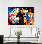 M.Gorsky by Ray Lengelé on GIANT ART - red figurative astronaut