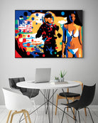 M.Gorsky by Ray Lengelé on GIANT ART - red figurative astronaut