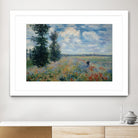 Poppy Fields near Argenteuil, 1875 by Claude Monet on GIANT ART - green masters champ fleuri