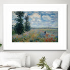 Poppy Fields near Argenteuil, 1875 by Claude Monet on GIANT ART - green masters champ fleuri