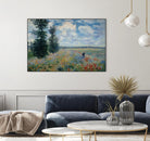 Poppy Field by Claude Monet on GIANT ART - green masters champ fleuri