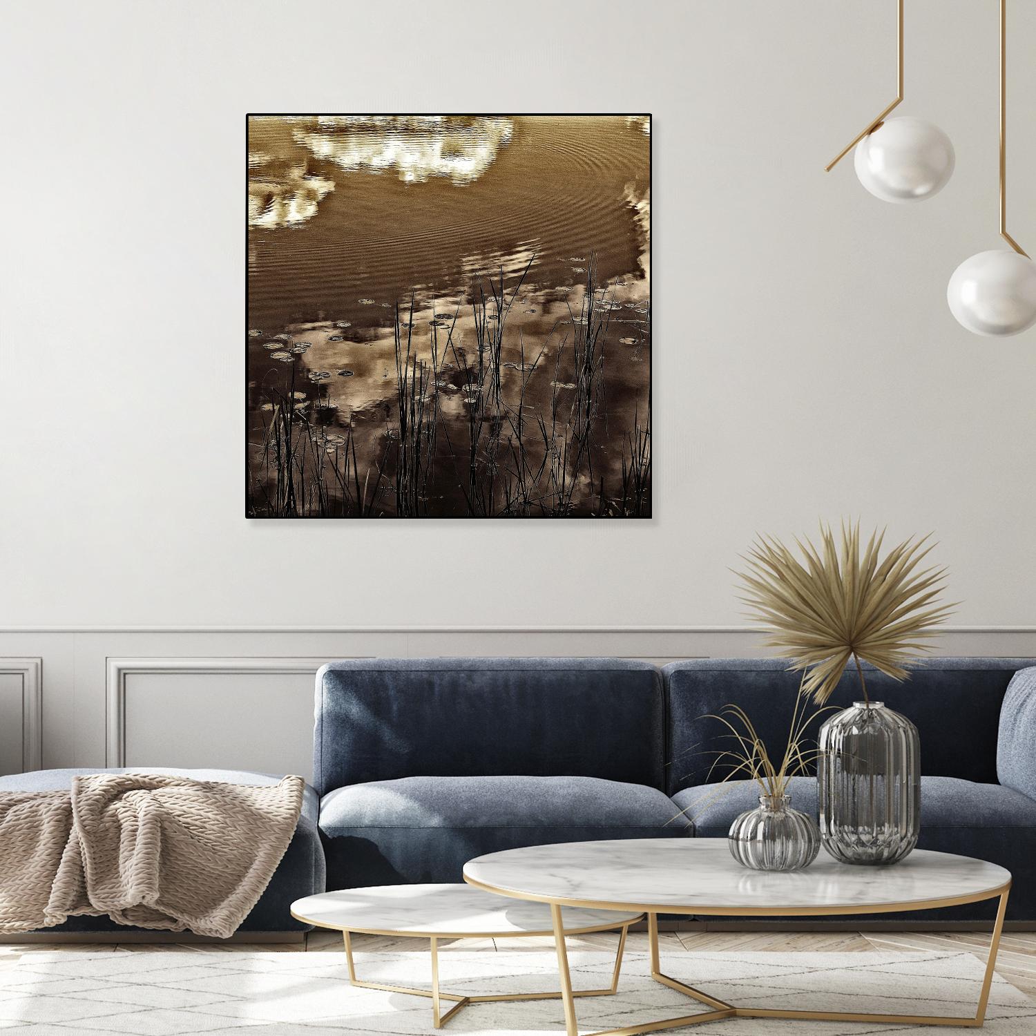 Infrared pond 11 by Jean-François Dupuis on GIANT ART - black botany marécage