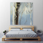 Contemporary Forest 2 by Kathleen Cloutier on GIANT ART - blue botanical arbres