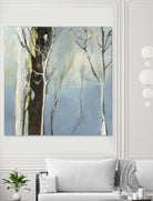 Contemporary Forest 2 by Kathleen Cloutier on GIANT ART - blue botanical arbres