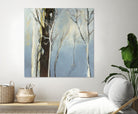 Contemporary Forest 2 by Kathleen Cloutier on GIANT ART - blue botanical arbres
