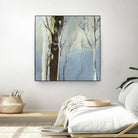 Contemporary Forest 2 by Kathleen Cloutier on GIANT ART - blue botanical arbres